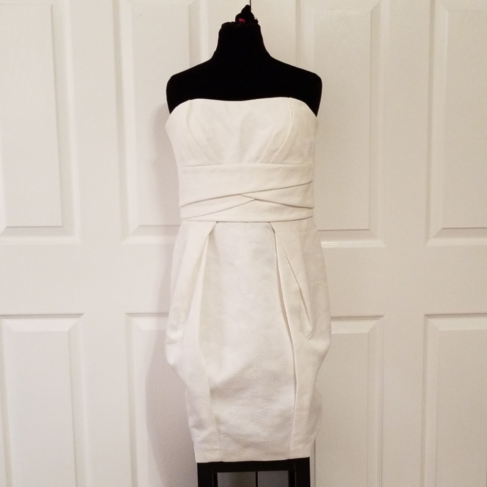 MAX & CLEO strapless mini dress